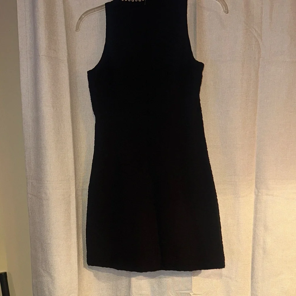 Lilly Pulitzer Elegant Black and Gold Mini Dress - Picture 2 of 2